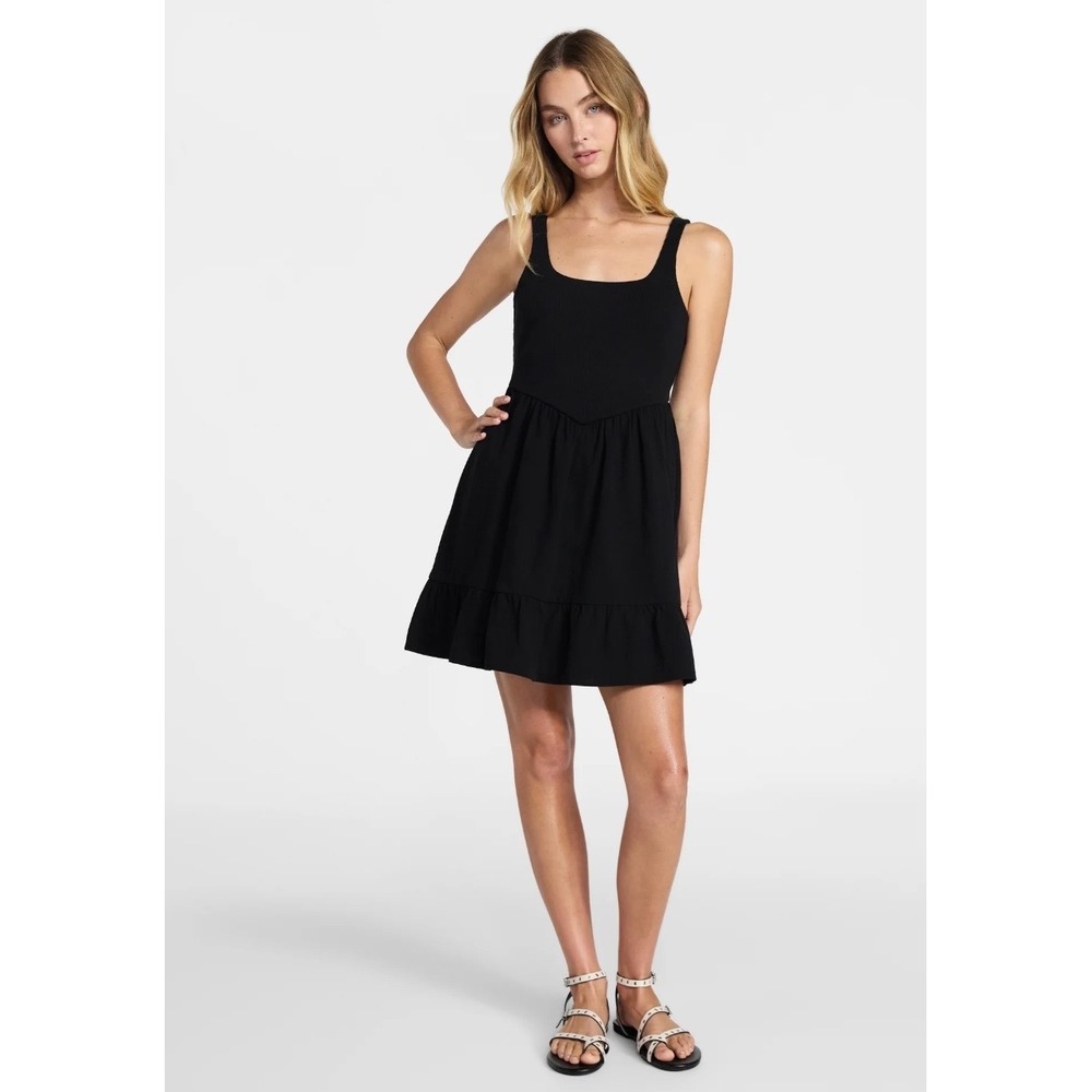 Women's mini black dress XXS - Picture 2 of 5
